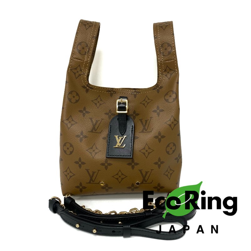 △ Louis Vuitton 路易威登 Atlantis BB Brown Coated Canvas Monogram 2Way Bag M46816 啡色塗層帆布經典花紋兩用袋 M46816 -257024977-0