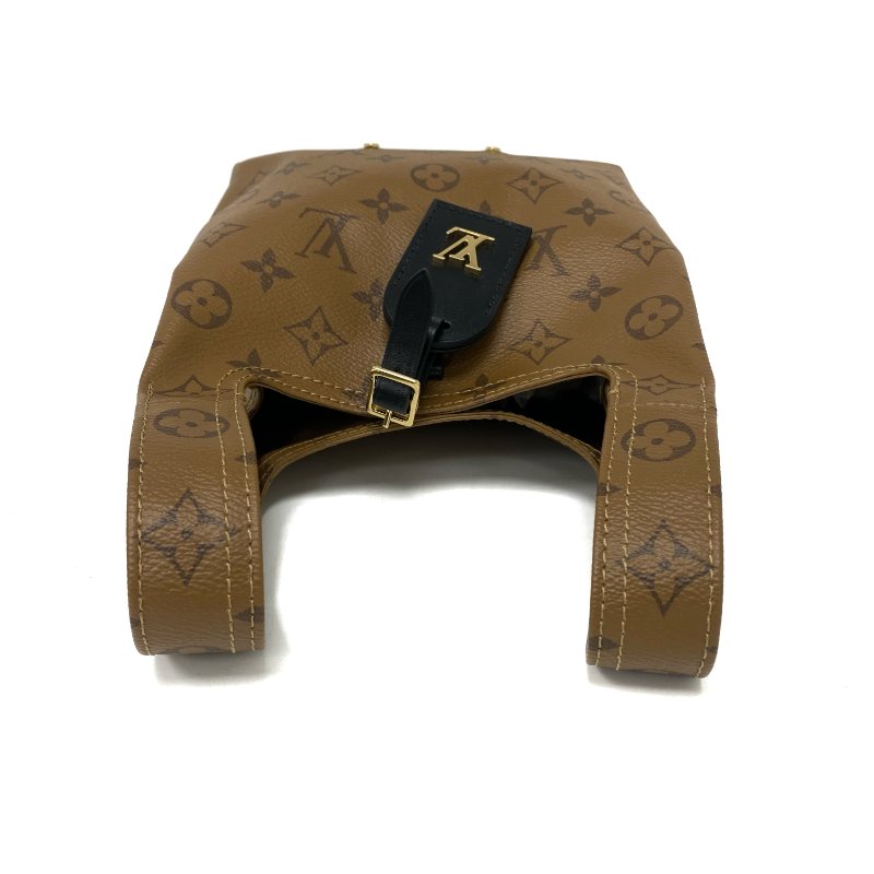 △ Louis Vuitton 路易威登 Atlantis BB Brown Coated Canvas Monogram 2Way Bag M46816 啡色塗層帆布經典花紋兩用袋 M46816 -257024977-8