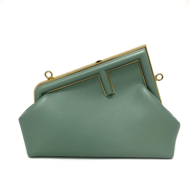 △ Fendi 芬迪 First Green Calfskin Shoulder Bag 8BP129 綠色小牛皮肩背袋 8BP129 -257025093-1