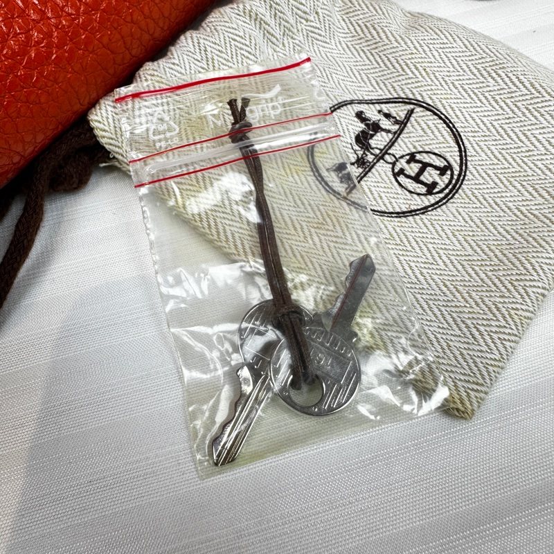 愛馬仕/Hermes Picotin Lock 18 橘色菜籃子手提水桶包 23x18x23cm-5