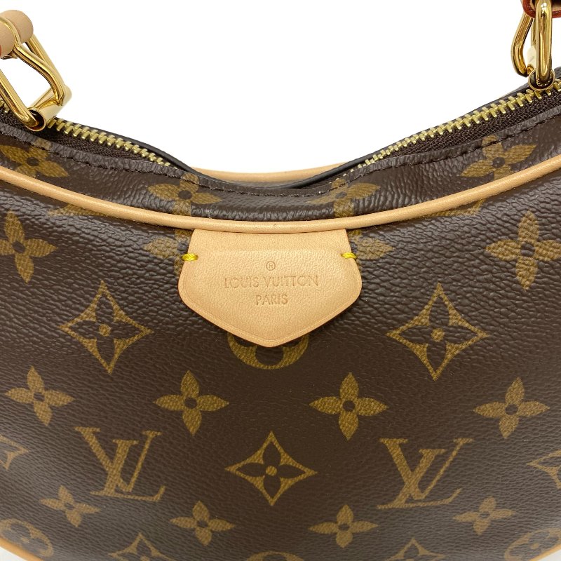 △ Louis Vuitton 路易威登 Croissant MM Brown Coated Canvas Monogram 2Way Bag M46828 啡色塗層帆布經典花紋兩用袋 M46828 -257024979-7