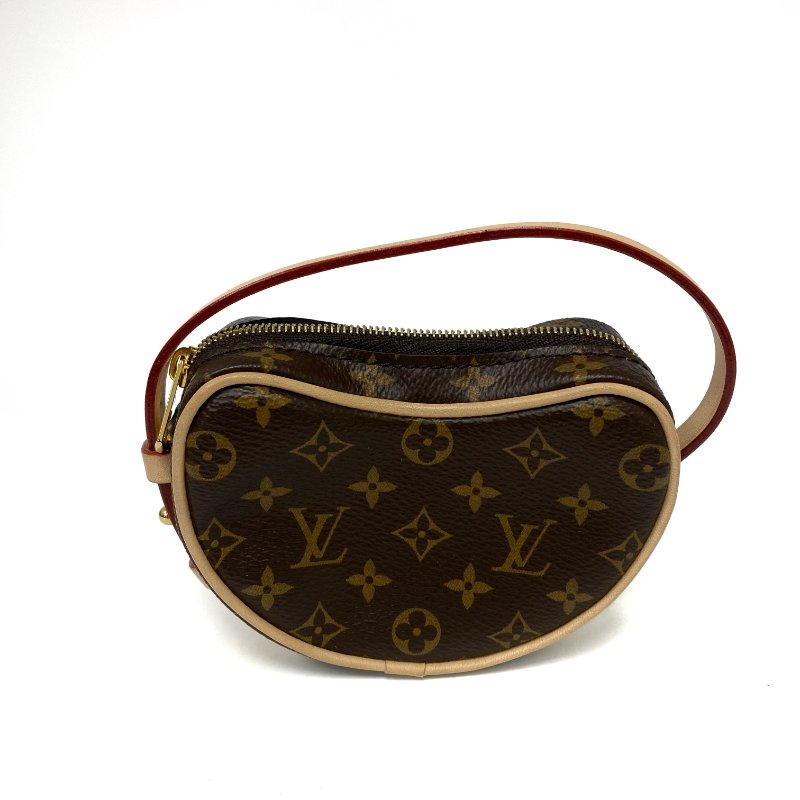 △ Louis Vuitton 路易威登 Croissant MM Brown Coated Canvas Monogram 2Way Bag M46828 啡色塗層帆布經典花紋兩用袋 M46828 -257024979-21