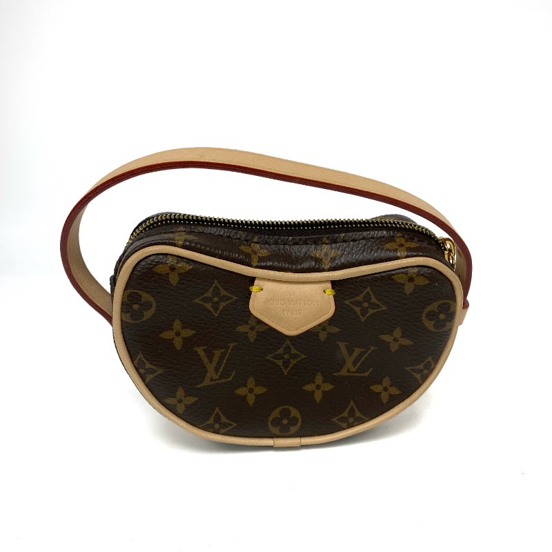 △ Louis Vuitton 路易威登 Croissant MM Brown Coated Canvas Monogram 2Way Bag M46828 啡色塗層帆布經典花紋兩用袋 M46828 -257024979-22
