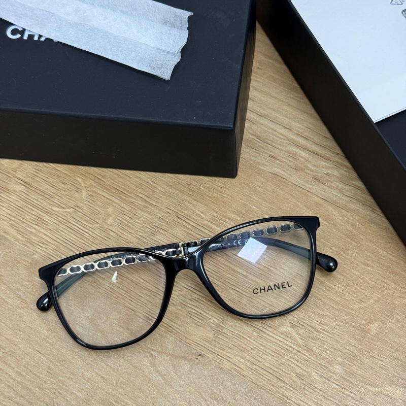 Chanel 香奈兒 Logo編織眼鏡 3408-0