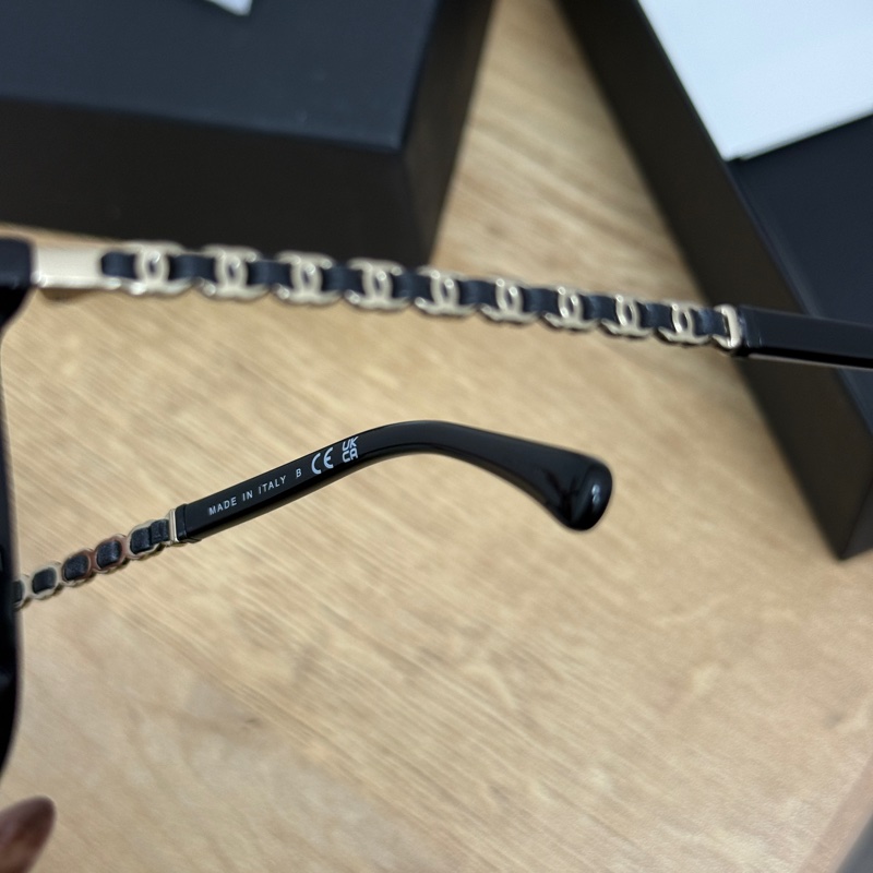 Chanel 香奈兒 Logo編織眼鏡 3408-1