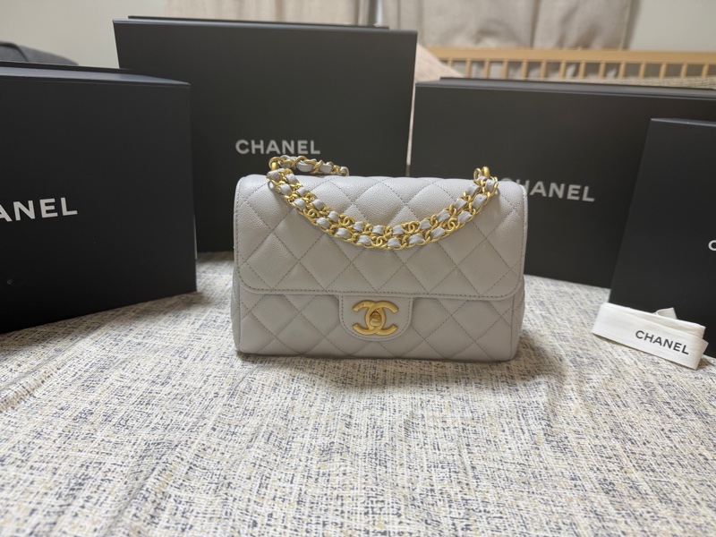 香奈兒chanel25p雙排鏈條口蓋包-0