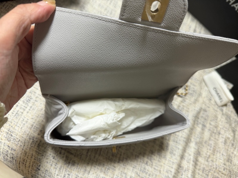 香奈兒chanel25p雙排鏈條口蓋包-4