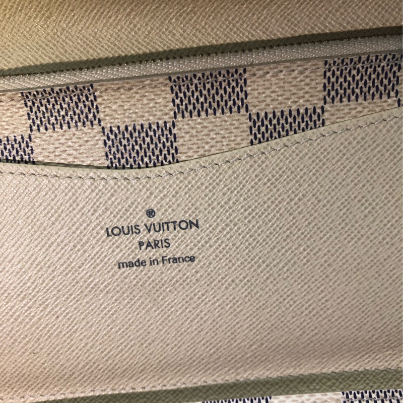 LV Damier Azur Sarah 白棋盤長夾XB534-3