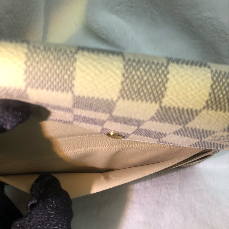 LV Damier Azur Sarah 白棋盤長夾XB534-26