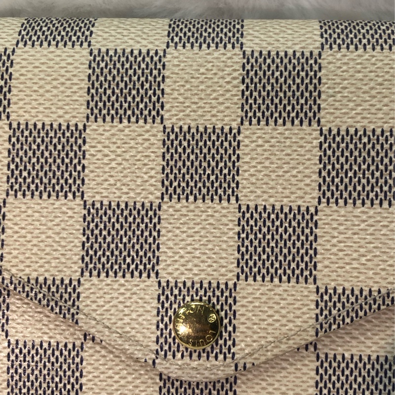 LV Damier Azur Sarah 白棋盤長夾XB534-35