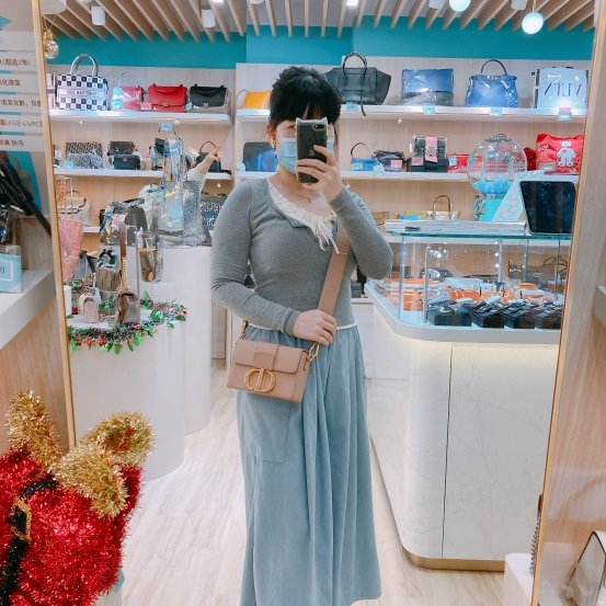 MS0450 Christian Dior 迪奧 裸色迷你蒙田包 Montaigne Box Mini Calfskin Nude-1