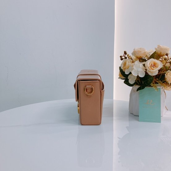 MS0450 Christian Dior 迪奧 裸色迷你蒙田包 Montaigne Box Mini Calfskin Nude-7