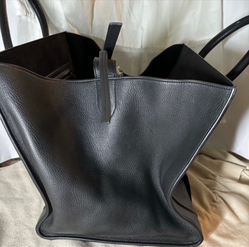 👜 Celine Luggage Phantom 黑色托特包 ✨ 經典大容量・日常耐用款 ✨-3