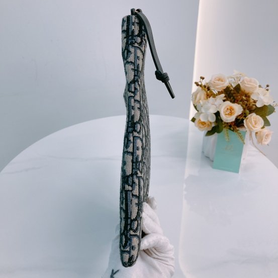MS0453 Dior 迪奧 藍色老花手拿包 Pouch 29cm With Zipper Oblique Jacquard Blue-8