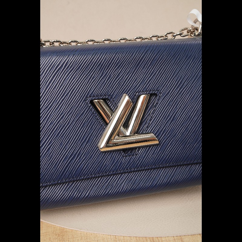 LV twist扭扭包中號藍色EPI壓紋牛皮-11