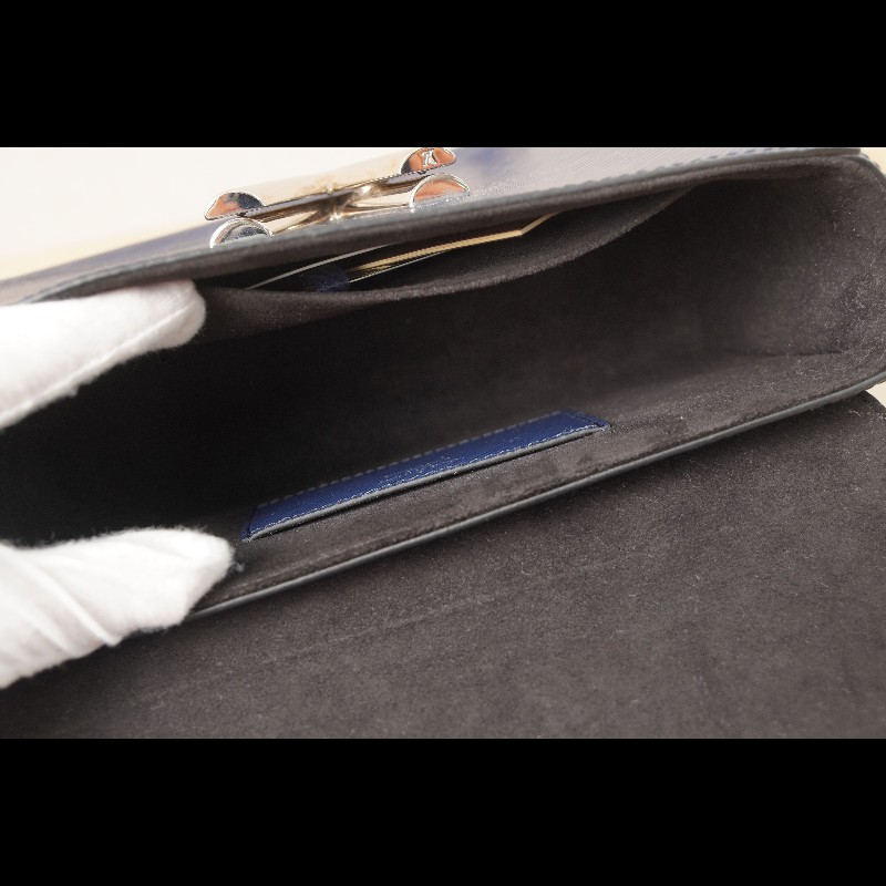 LV twist扭扭包中號藍色EPI壓紋牛皮-14