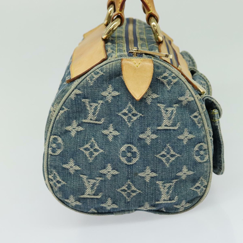 【日本直送】路易威登 Monogram Denim Neo Speedy 手提包 藍色 M95019 LV Auth TR73-2
