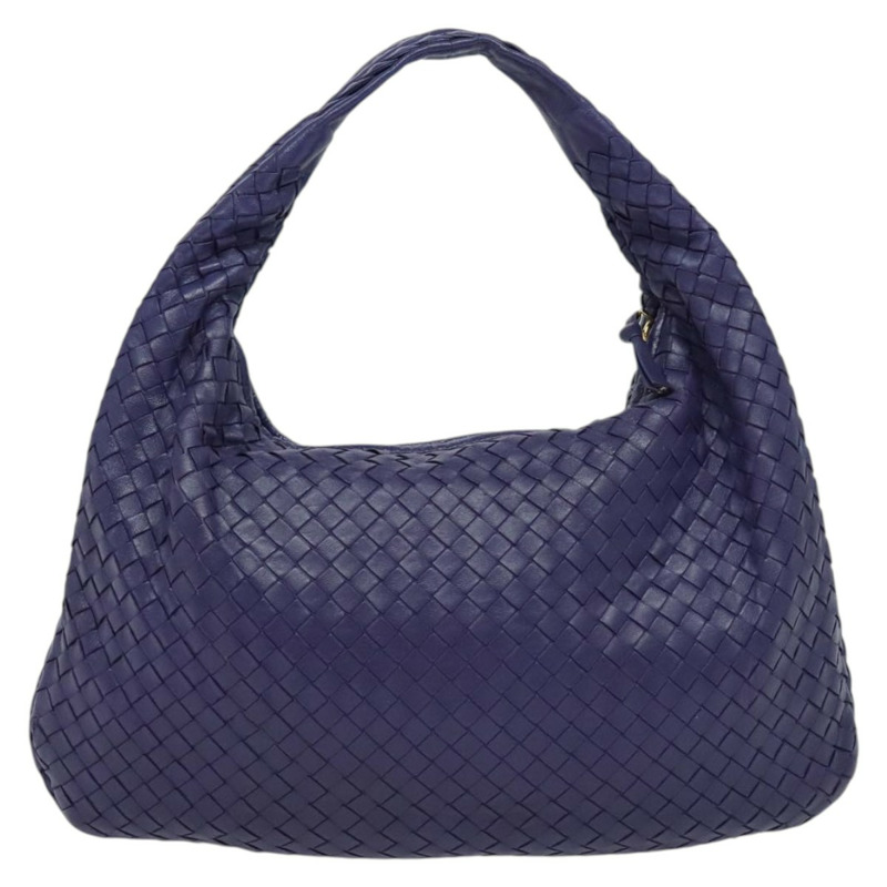 【日本直送】BOTTEGA VENETA INTRECCIATO 流浪漢單肩包皮革海軍金 115653 正品 TR78-1