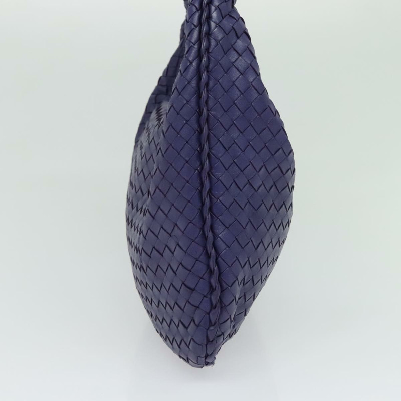 【日本直送】BOTTEGA VENETA INTRECCIATO 流浪漢單肩包皮革海軍金 115653 正品 TR78-2