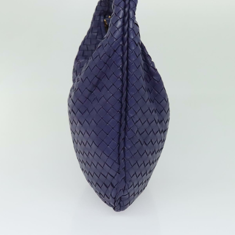 【日本直送】BOTTEGA VENETA INTRECCIATO 流浪漢單肩包皮革海軍金 115653 正品 TR78-3