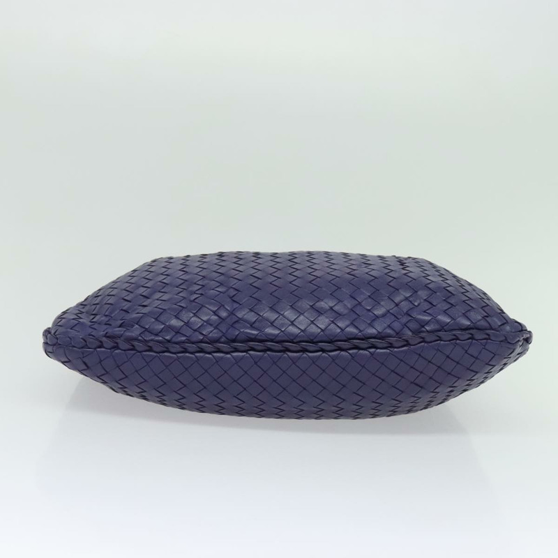 【日本直送】BOTTEGA VENETA INTRECCIATO 流浪漢單肩包皮革海軍金 115653 正品 TR78-7