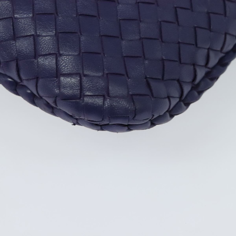 【日本直送】BOTTEGA VENETA INTRECCIATO 流浪漢單肩包皮革海軍金 115653 正品 TR78-11