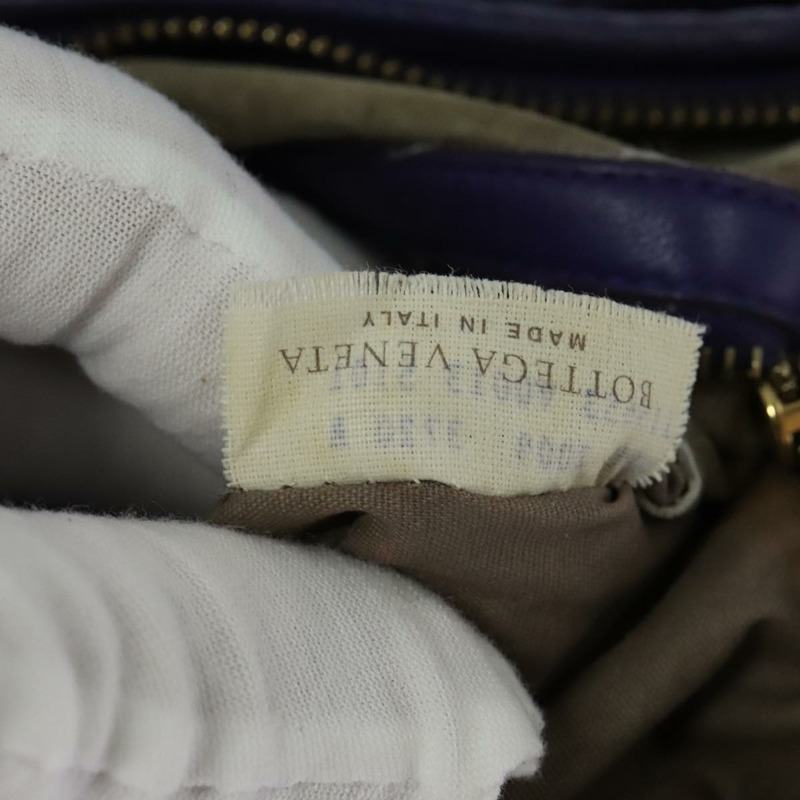 【日本直送】BOTTEGA VENETA INTRECCIATO 流浪漢單肩包皮革海軍金 115653 正品 TR78-18