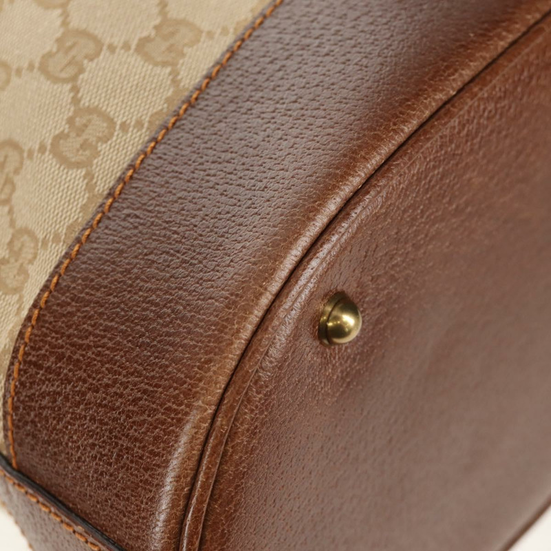 【日本直送】GUCCI GG帆布肩背包 米色金色 正品 yk20026-16