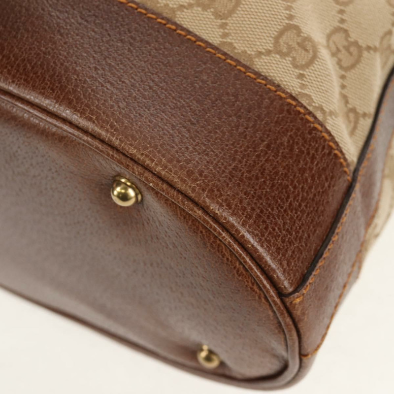 【日本直送】GUCCI GG帆布肩背包 米色金色 正品 yk20026-17