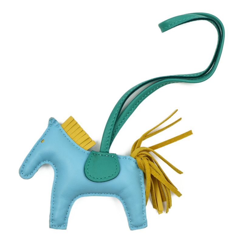 HERMES Milo皮革Rodeo PM掛飾-0