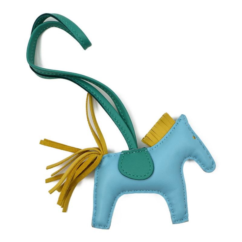 HERMES Milo皮革Rodeo PM掛飾-1