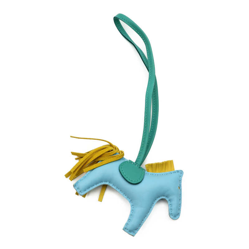 HERMES Milo皮革Rodeo PM掛飾-3