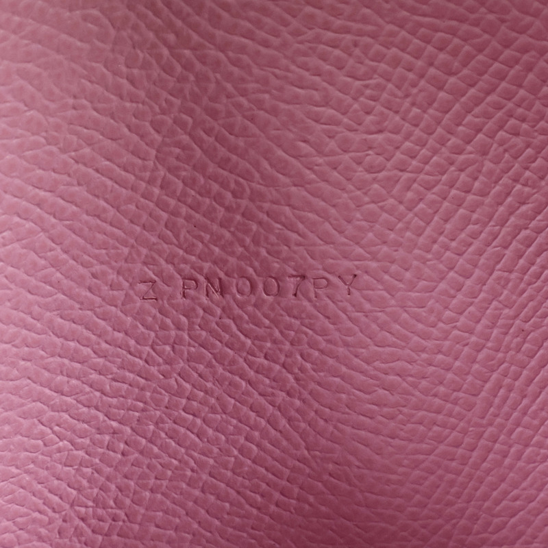 HERMES Epsom皮革Bearn W Snap銀扣長錢包-15