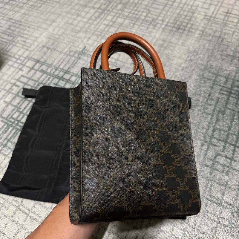 CELINE 迷你托特CABAS 側揹包-4