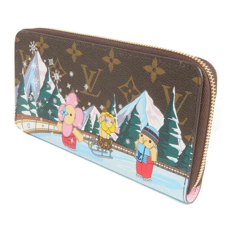 LOUIS VUITTON Monogram Animation Alpine Zippy Wallett金扣長錢包-1