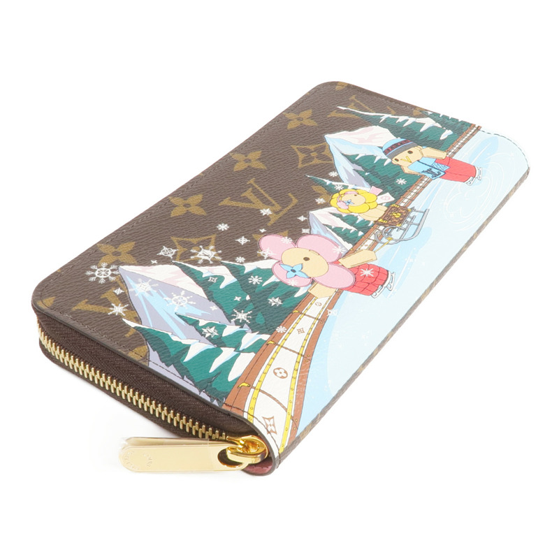 LOUIS VUITTON Monogram Animation Alpine Zippy Wallett金扣長錢包-3