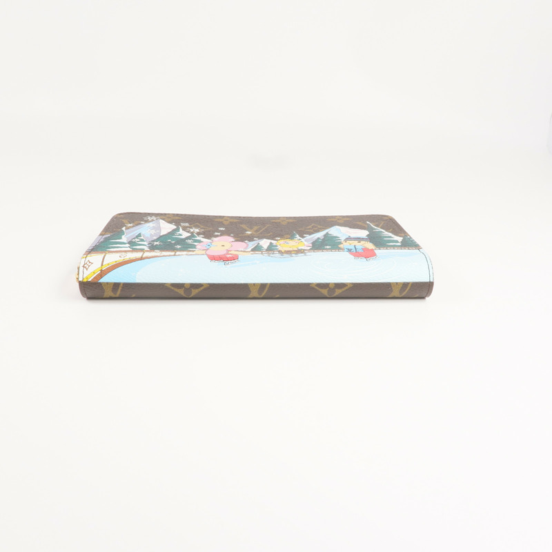 LOUIS VUITTON Monogram Animation Alpine Zippy Wallett金扣長錢包-10