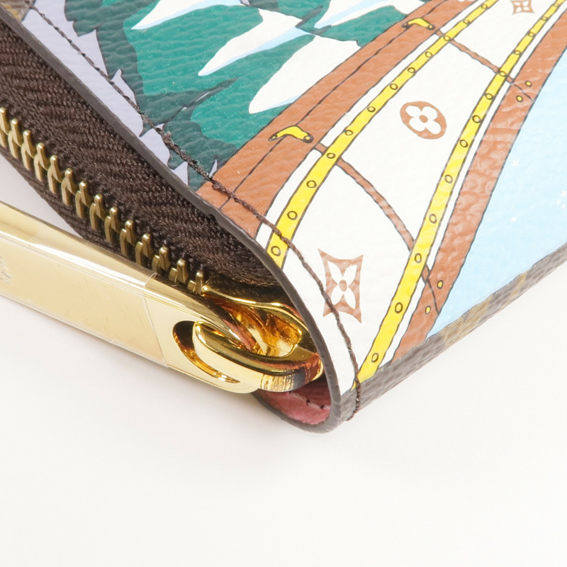 LOUIS VUITTON Monogram Animation Alpine Zippy Wallett金扣長錢包-12