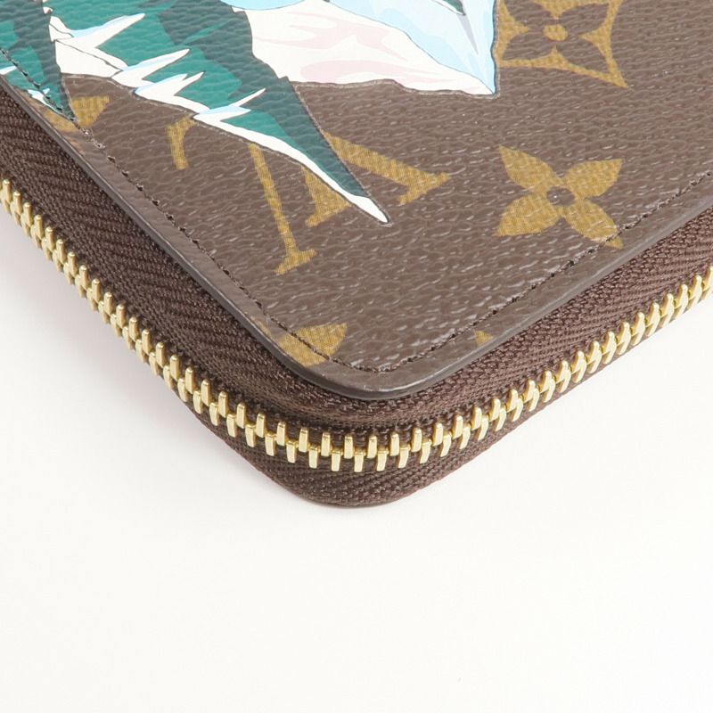 LOUIS VUITTON Monogram Animation Alpine Zippy Wallett金扣長錢包-13