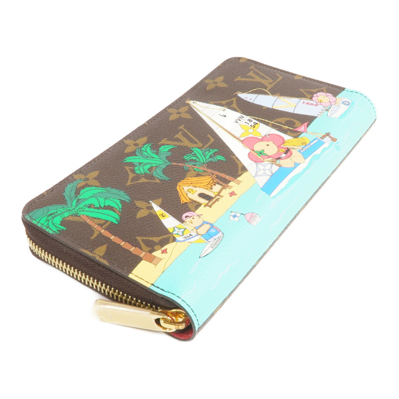 LOUIS VUITTON Monogram Vivienne Holiday Zippy Wallet金扣長錢包-3