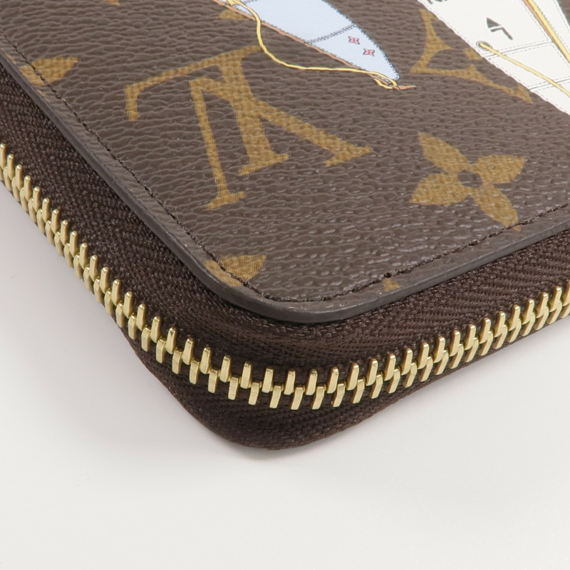 LOUIS VUITTON Monogram Vivienne Holiday Zippy Wallet金扣長錢包-12