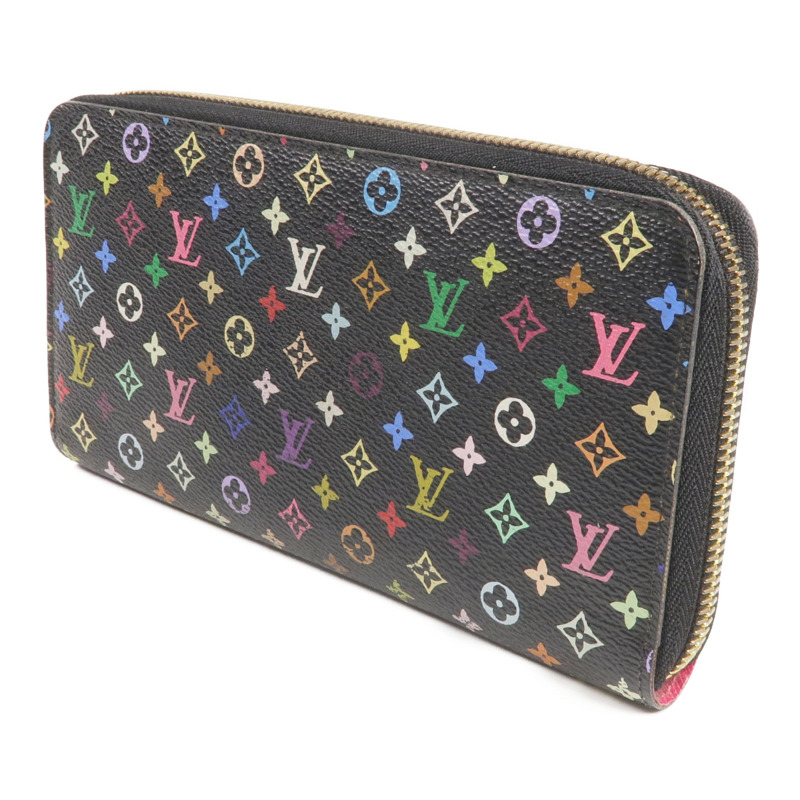 LOUIS VUITTON Monogram Multicolore Zipper Long Wallet金扣長錢包-1