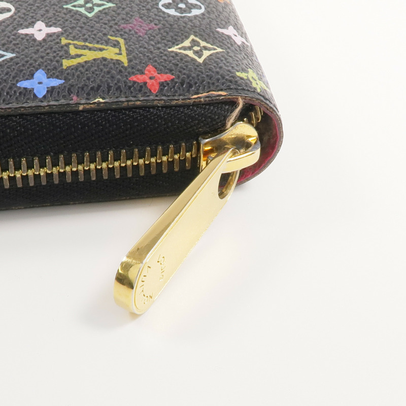 LOUIS VUITTON Monogram Multicolore Zipper Long Wallet金扣長錢包-12