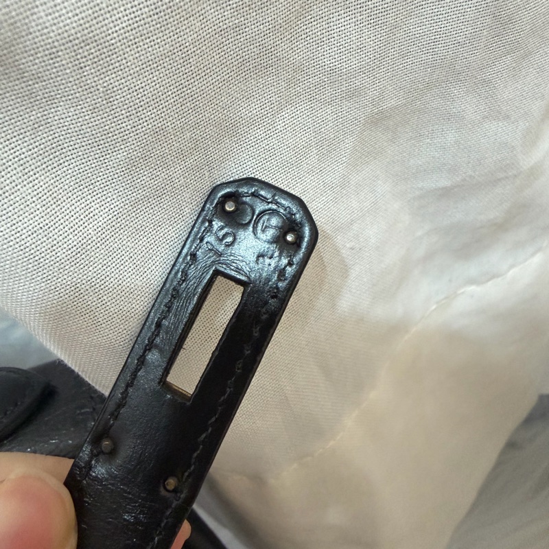Hermes 愛馬仕 Kelly 28 黑金凱莉 中古Vintage Box-21