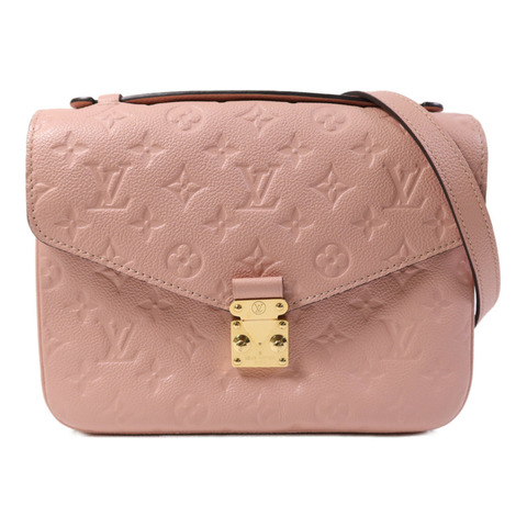 LOUIS VUITTON Monogram Empreinte Pochette Metis金扣手挽肩背兩用袋