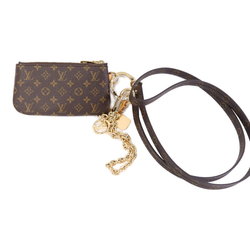 LOUIS VUITTON Monogram Phone Holder金扣手拿包-1
