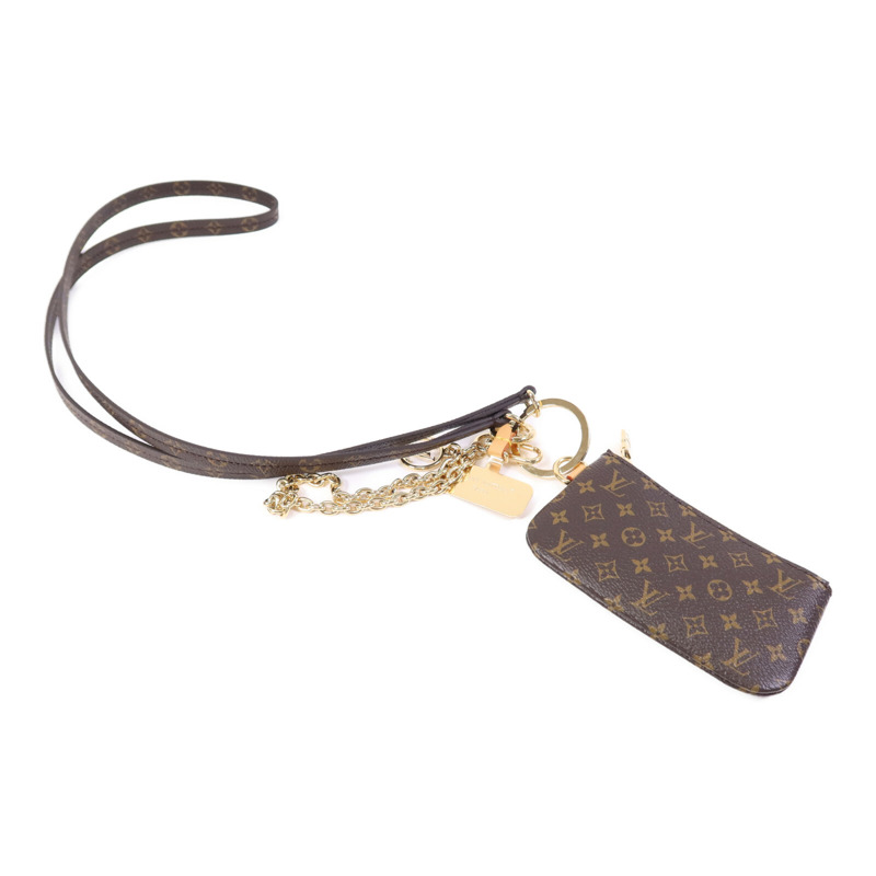 LOUIS VUITTON Monogram Phone Holder金扣手拿包-3