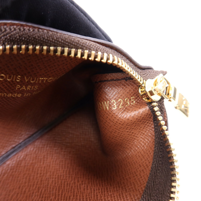 LOUIS VUITTON Monogram Phone Holder金扣手拿包-6