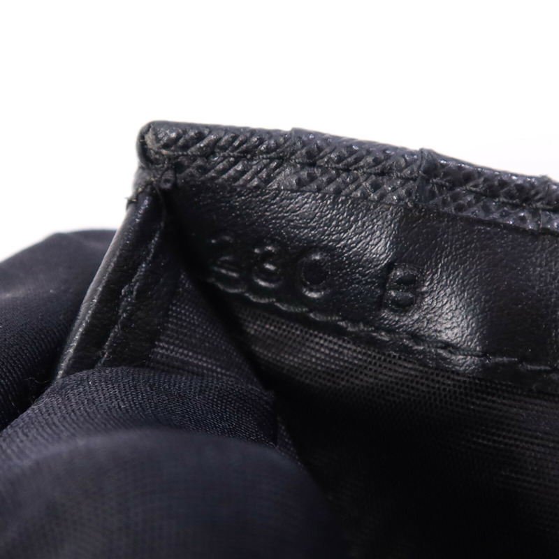 PRADA 牛皮皮革Saffiano Wallet金扣錢包-6