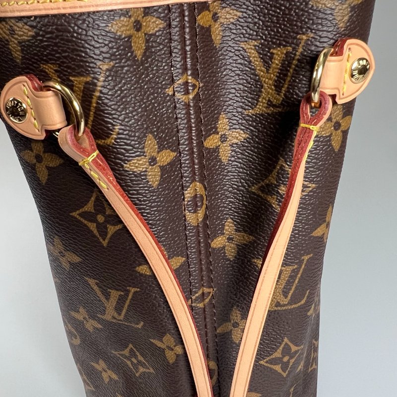 全新品 LV M46979/晶片款 NEVERFULL PM托特包-7